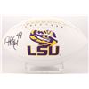 Image 1 : Arden Key Signed LSU Tigers Logo Football (JSA COA)