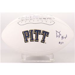 Tyler Boyd Signed Pittsburgh Panthers Logo Football (JSA COA)