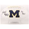 Image 1 : Jabrill Peppers Signed Michigan Wolverines Logo Football Inscribed "Go Blue!" (JSA COA)