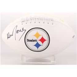 Dan Rooney Signed Pittsburgh Steelers Logo Football (PSA COA)