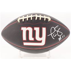Phil Simms Signed New York Giants Logo Football (JSA COA)
