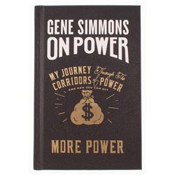 Gene Simmons Signed "On Power: My Journey Through the Corridors of Power and How You Can Get More Po