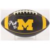 Image 1 : Jake Butt Signed Michigan Wolverines Logo Football (JSA COA)