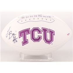 Trevone Boykin Signed TCU Horned Frogs Logo Football (PSA COA)