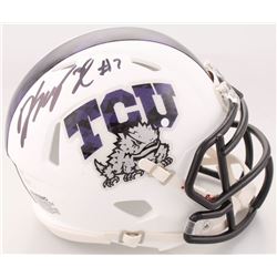 Kenny Hill Signed TCU Horned Frogs Speed Mini Helmet (JSA COA)