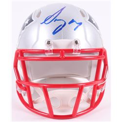 Sony Michel Signed New England Patriots Speed Mini Helmet (Radtke COA)