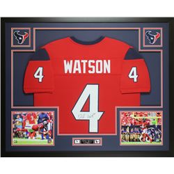 Deshaun Watson Signed 35x43 Custom Framed Jersey (JSA COA)