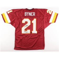 Earnest Byner Signed Jersey Inscribed "SB XXVI Champs" (Beckett COA)