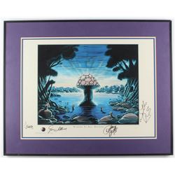The Allman Brothers Band 24.75x30.75 Custom Framed Photo Band-Signed by (4) with Gregg Allman, Dicke