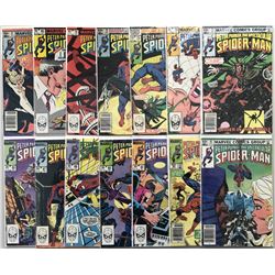 Lot of (14) 1982-1984 Marvel "Spectacular Spider-Man" 1st Series Comic Books