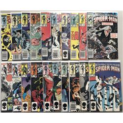 Lot of (41) 1984-1987 Marvel "Spectacular Spider-Man" 1st Series Comic Books #90-130
