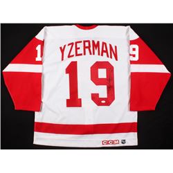 Steve Yzerman Signed Detroit Red Wings Captain Jersey (JSA Hologram)