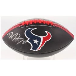 DeAndre Hopkins Signed Houston Texans Logo Football (JSA COA)