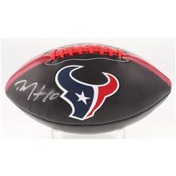 DeAndre Hopkins Signed Houston Texans Logo Football (JSA COA)