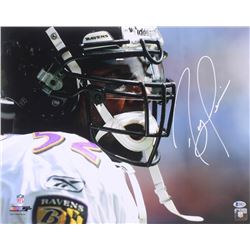 Ray Lewis Signed Baltimore Ravens 16x20 Photo (Beckett COA)