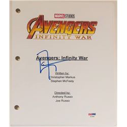 Don Cheadle Signed "Avengers: Infinity War" Movie Script (PSA COA)