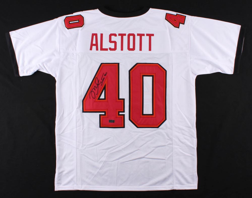 mike alstott signed jersey
