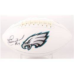 Harold Carmichael Signed Philadelphia Eagles Logo Football (JSA COA)