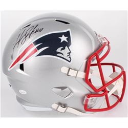 Josh Gordon Signed New England Patriots Full-Size Speed Helmet (JSA COA)