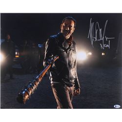 Jeffrey Dean Morgan Signed "The Walking Dead" 16x20 Photo Inscribed "Negan" (Beckett COA)