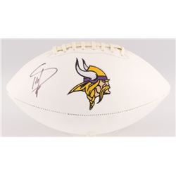 Stefon Diggs Signed Minnesota Vikings Logo Football (Beckett COA)