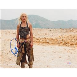 Emilia Clarke Signed "Game of Thrones" 11x14 Photo (PSA COA)
