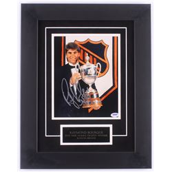 Ray Bourque Signed Boston Bruins 15x19 Custom Framed Photo Display (PSA COA)