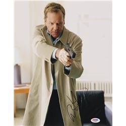 Kiefer Sutherland Signed "24" 11x14 Photo (PSA COA)