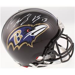 John Brown Signed Baltimore Ravens Full-Size Authentic On-Field Helmet (JSA COA)