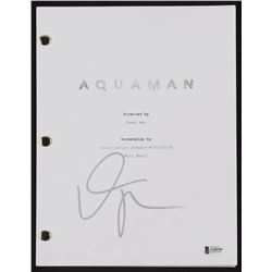 Willem Dafoe Signed "Aquaman" Full Movie Script (Beckett COA)