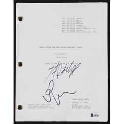 Daniel Radcliffe  Rupert Grint Signed "Harry Potter and the Deathly Hallows â€“ Part 1" Full Movie S