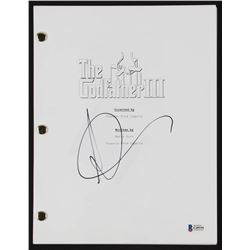 Andy Garcia Signed "The Godfather III" Full Movie Script (Beckett COA)