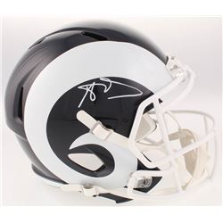 Aaron Donald Signed Los Angeles Rams Full-Size Speed Helmet (JSA COA)