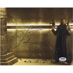 Laurence Fishburne Signed "The Matrix Revolutions" 8x10 Photo (PSA COA)