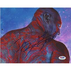 Dave Bautista Signed "Guardians of the Galaxy" 8x10 Photo Inscribed "Drax" (PSA COA)