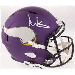 Cris Carter Signed Minnesota Vikings Full-Size Speed Helmet (JSA COA)