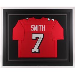 Steve Smith Sr. Signed 35.5x43.5 Custom Framed Jersey (Radtke COA)