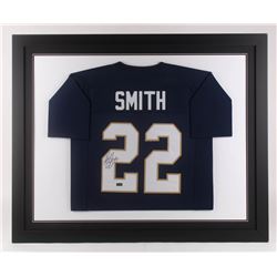 Harrison Smith Signed 35.5x43.5 Custom Framed Jersey