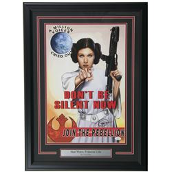 Greg Horn Signed "Star Wars: Princess Leia" 20x26 Custom Framed Lithograph Display (JSA COA)