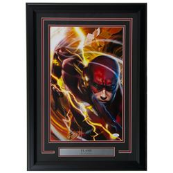Greg Horn Signed "Flash" 20x26 Custom Framed Lithograph Display (JSA COA)