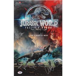 "Jurassic World: Fallen Kingdom" 11x17 Photo Cast-Signed by (8) with Chris Pratt, Bryce Dallas Howar