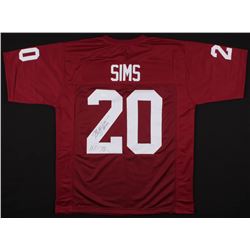 Billy Sims Signed Jersey Inscribed "H.T.-78" (JSA COA)