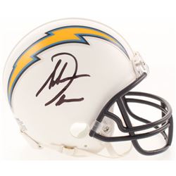 Antonio Gates Signed San Diego Chargers Mini Helmet (Beckett COA)