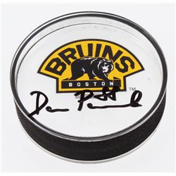 David Pastrnak Signed Boston Bruins Acrylic Hockey Puck (Your Sports Memorabilia Store COA)