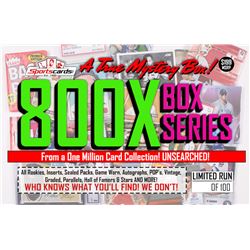 â€œMYSTERY 800X SERIESâ€ A True Sports Card Mystery Box!