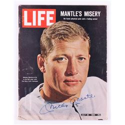 Mickey Mantle Signed Vintage "Life" Magazine (JSA LOA)