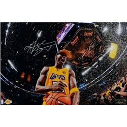 Kobe Bryant Signed Los Angeles Lakers "5x Champ" 16x24 Limited Edition Photo (Panini COA)