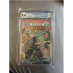 1981 "World's Finest" #273 White Pages DC Comic Book (CGC 9.4)