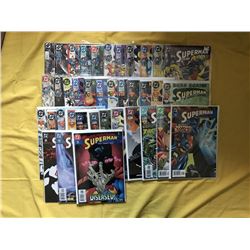 Lot of (38) 1987-2003 "Superman" 2nd Series DC Comic Books