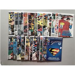 Lot of (43) 1987-2008 Annual "Superman" 2nd Series DC Comic Books